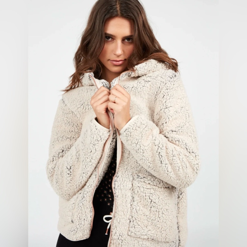 Volcom Cream Teddy Jacket